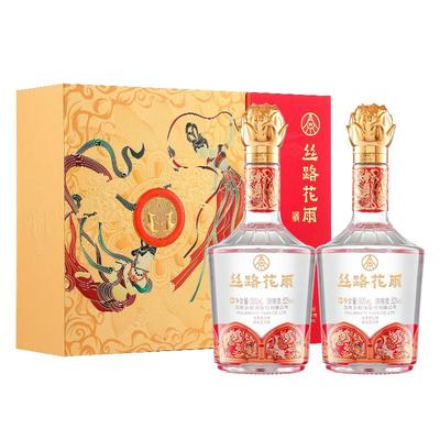 五粮液52度丝路花雨白酒礼盒