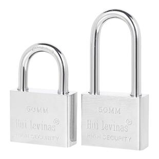 汇莱达不锈钢挂锁 门栓锁头 通开挂锁 一把钥匙开多把锁N把锁