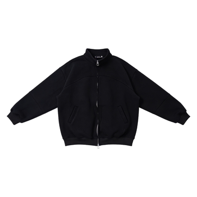 HSNH美式重磅纯色开衫卫衣