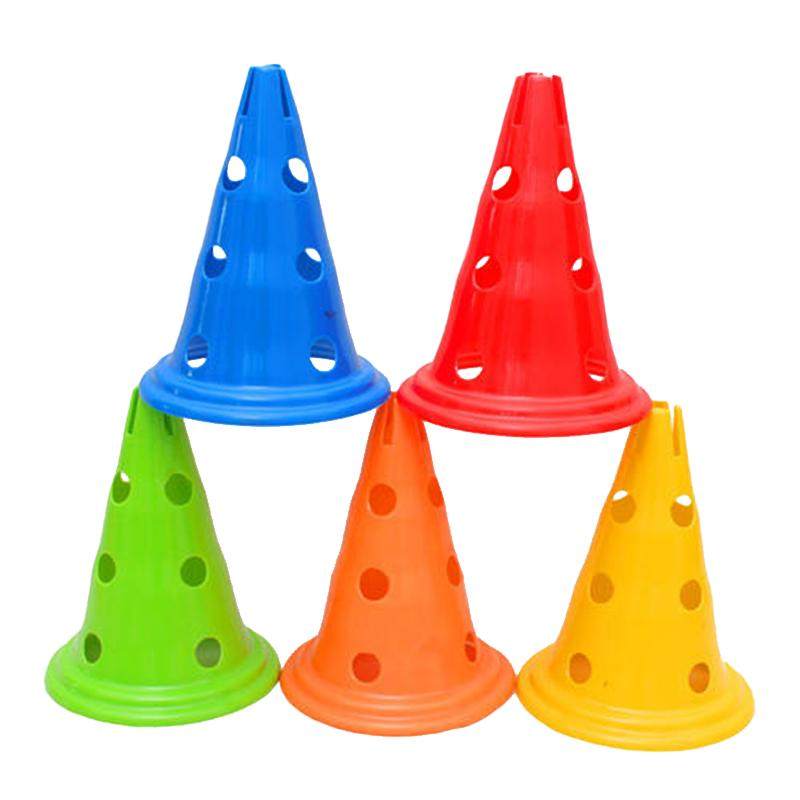 足球篮球锥形标志桶轮滑训练障碍物辅助器材儿童绕杆跨栏架雪糕筒