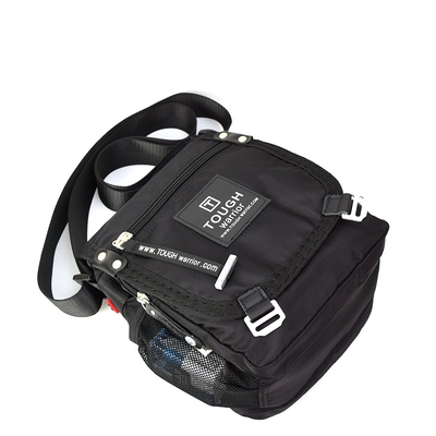 Tough新潮户外可放水杯男单肩包