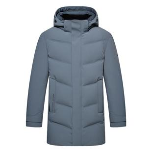 Mizuno美津浓秋冬男女加厚中长款保暖防寒连帽羽绒服