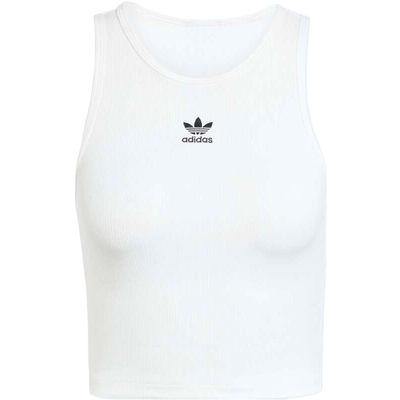 adidas阿迪达斯三叶草女子ESS RIB TANK运动休闲背心JC9007