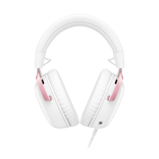 HyperX极度未知飓风3有线粉色耳机头戴式电竞游戏降噪耳麦克风