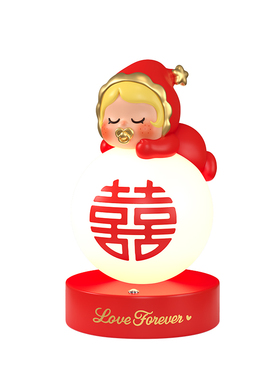 星星人结婚礼物婚房喜庆小夜灯