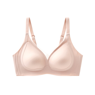 芬腾女士内衣光面无痕透气舒适聚拢文胸性感网纱无钢圈收副乳胸罩