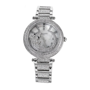 法国Eternelle奥地利水晶手表 石英表欧美风腕表时装表生日礼物