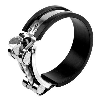 卡箍整体不锈钢含胶皮胶皮很好