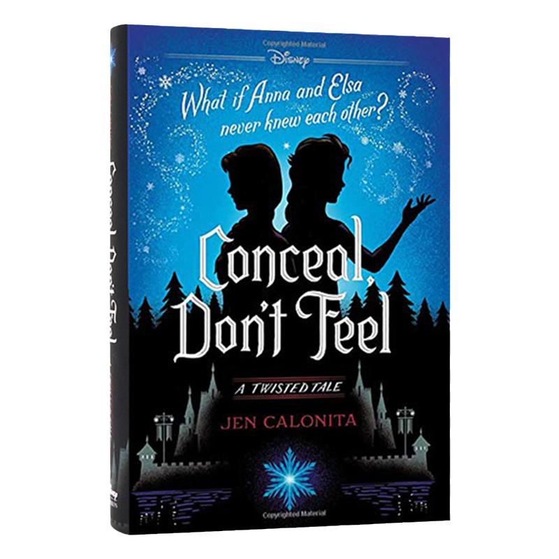 冰雪奇缘 被隐藏的双子 迪斯尼扭曲故事集 Frozen Conceal Don't Feel A Twisted Tale 冰雪奇缘初期设定小说 安娜艾莎 英文版
