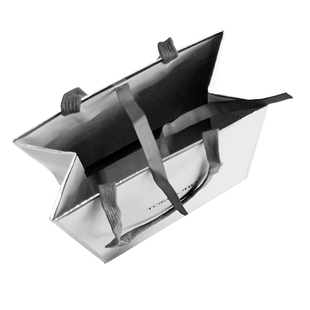 【女神节礼盒】tf口红纸袋专柜正版经典银色TF唇膏手提袋高定银色