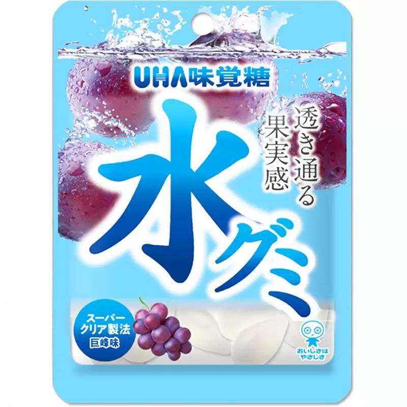 水滴糖~日本限定悠哈HUA葡萄水蜜桃可乐味果汁软糖Q糖果低卡零食