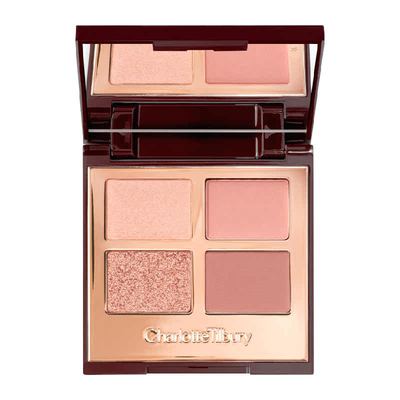 CT四色奢彩眼影盘哑光亮片