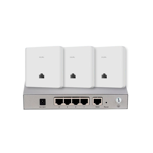 华三（H3C）H1套装无线面板AP poe路由器ac一体化组网套装A100墙壁式组网络全屋wifi覆盖H100