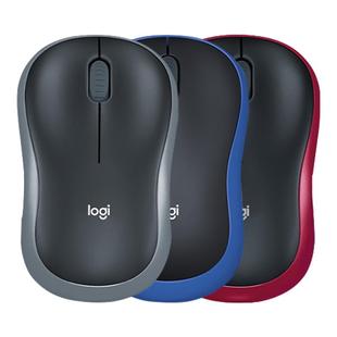 罗技M186/M185/M187P无线鼠标笔记本电脑办公通用logi女生滑鼠