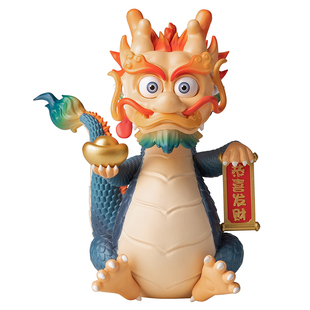 欢喜小将《祥龙盈门》  龙腾四海祥瑞八方 生肖龙伴手礼 工位摆件