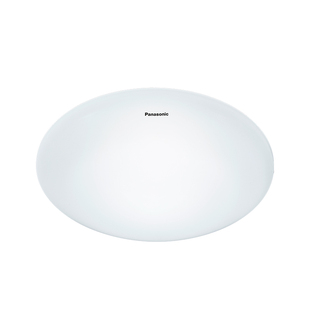 松下LED吸顶灯方形卧室灯饰书房客厅素白灯圆形儿童房过道阳台灯