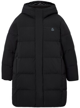 男士长款羽绒服杰克琼斯连帽