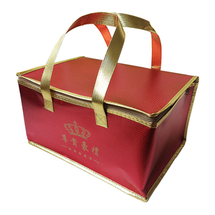 现货食品保鲜袋海鲜大礼包冷藏包保温袋无纺布覆膜礼品保温包定制