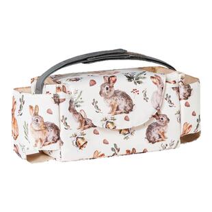 茵秀丽便携式多功能婴儿车挂包收纳袋奶水杯袋童车配件挂包挂袋