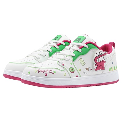 蜡笔小新西西红秋冬低帮休闲板鞋