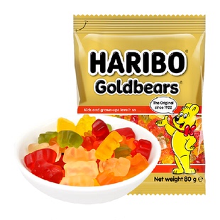 Haribo哈瑞宝小熊橡皮糖混合水果糖qq糖软糖儿童糖果零食散装送礼