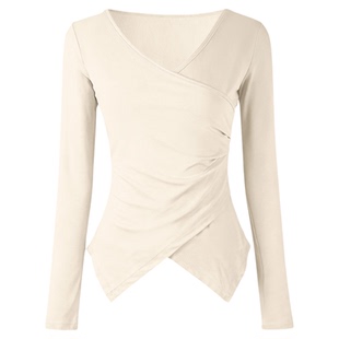 冬季舞蹈服装女新款长袖现代舞上衣形体服裤子中国古典舞蹈练功服