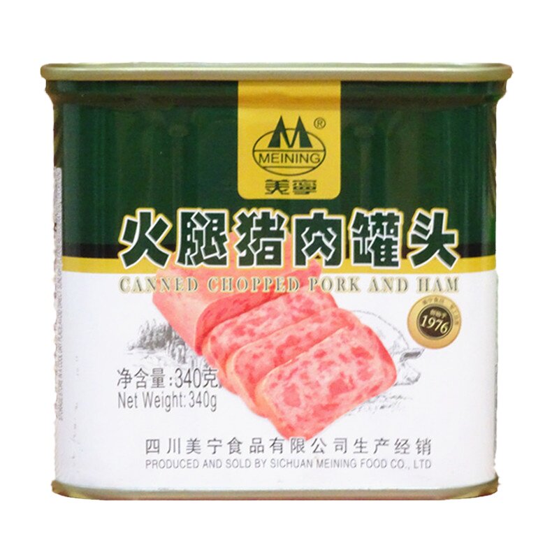 四川火腿猪肉午餐肉罐头340g