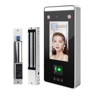 Nface600动态人脸识别考勤门禁一体机铝合金触摸刷脸打卡机