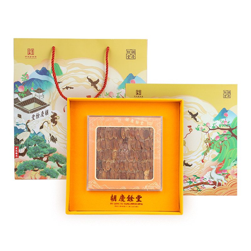 胡庆余堂高品质红参片大片礼盒