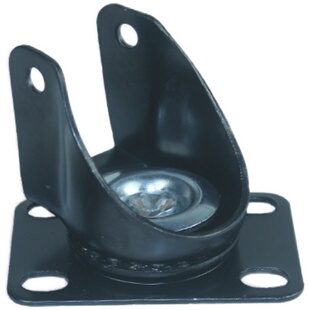 1.5寸2寸平板万向单支架加木板支架小型板车支架360旋转任意方向