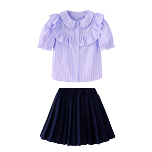 六一儿童演出服小学生夏季班服合唱朗诵表演服幼儿园服毕业照套装