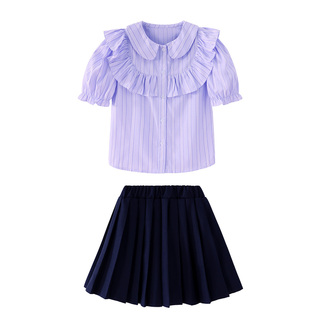 六一儿童演出服小学生夏季班服合唱朗诵表演服幼儿园服毕业照套装