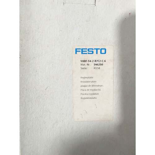 询价-费斯托FESTO调节器VABFS42R7C2C6可维修