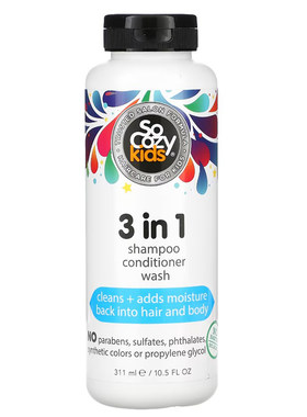 美国socozykids儿童三合一洗发