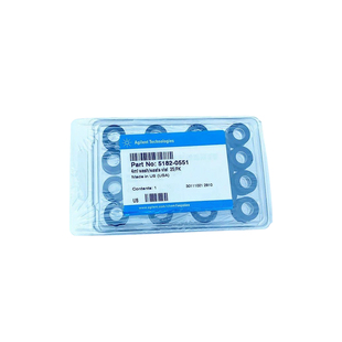 安捷伦2ml样品瓶带刻度5182-0714,0715,0716,PFTE瓶盖5182-0717