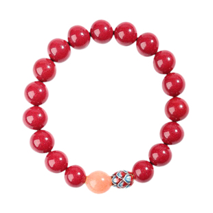 爆款莲花朱砂手串紫金砂原矿石天然高含量帝王砂手链男女士款正品