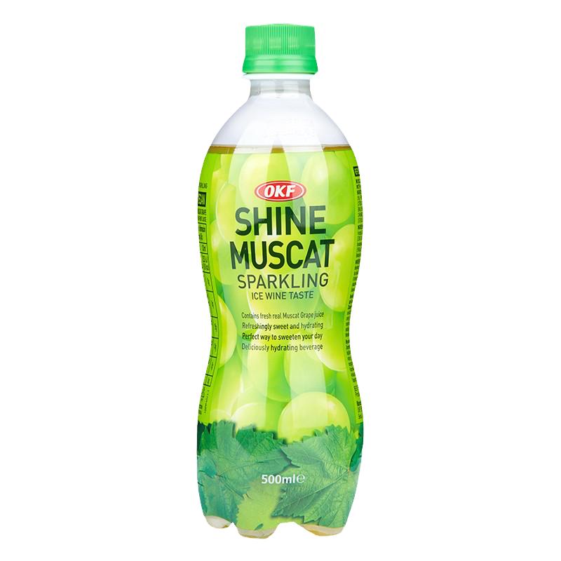 韩国进口葡萄味碳酸饮料