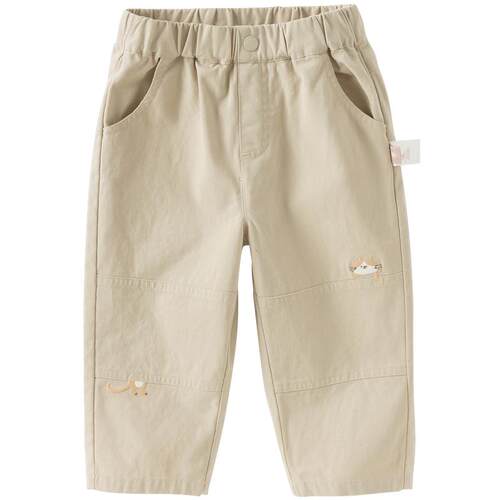 【商场同款】戴维贝拉儿童裤子2026男童新款长裤男宝直筒裤春装