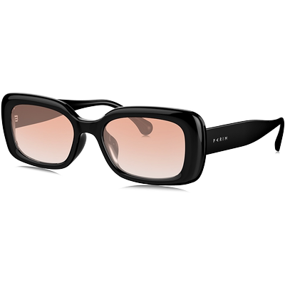 派丽蒙偏光长方框复古通用墨镜