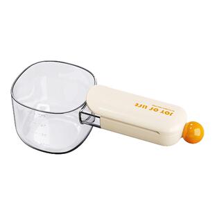 舀米勺食品级家用控量防虫米勺可夹带刻度量猫狗粮勺杂粮面粉量勺