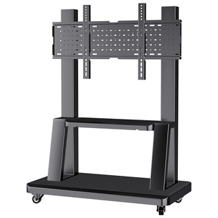 电视机落地支架可移动带轮立式推车55/65/75/85寸洞洞板挂架通用