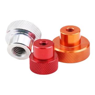 铝合金手拧螺母检具手柄头滚花螺帽M6M8M10钓鱼箱支架固定母黑色