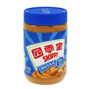 四季宝颗粒花生酱510g柔滑花生酱涂面包葱油拌面酱调味料火锅蘸酱