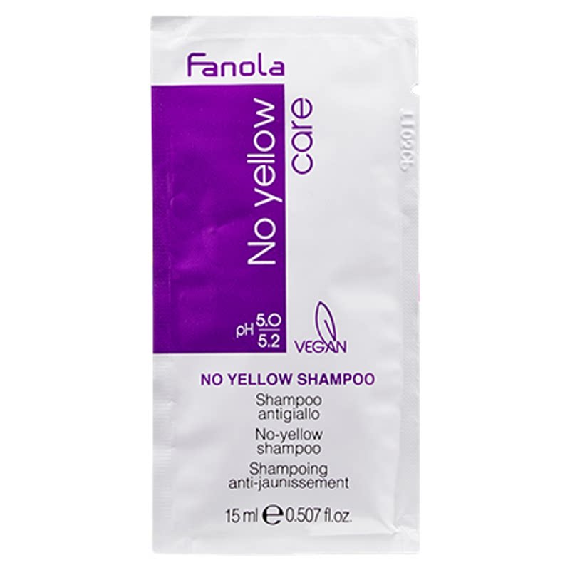 【U先试用】fanola经典去黄洗发水小样抗黄固锁色专用紫色洗发露