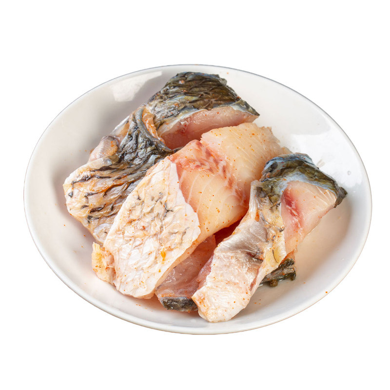湖观食色糍粑鱼600g湖北特产糍粑鱼鲜活腌制草鱼块半成品食材批发