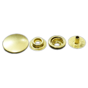 日本正品YKK 纯铜四合扣 O型弹簧扣 持久弹力 SK35金色 新品