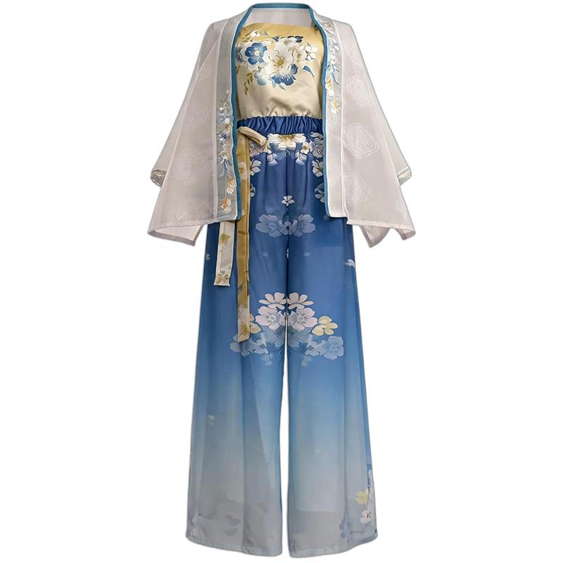 花颜集国风元素汉服显瘦仙气套装