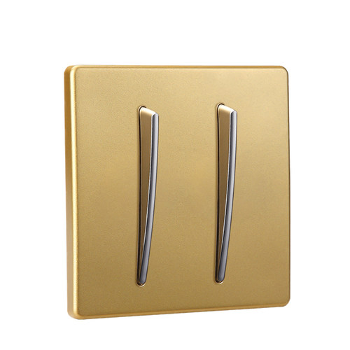 汉顿开关插座面板C3金沙面现代主题酒店时尚开关装饰按钮家用工装