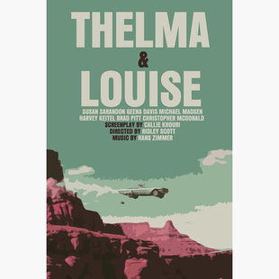 【girls power】末路狂花/沉默的羔羊//杀死比尔海报