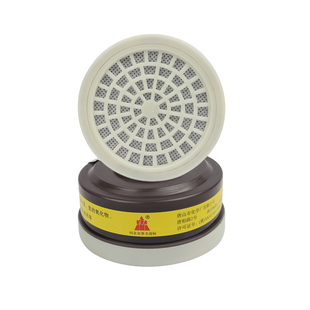 唐人7号滤毒盒TF系列防酸性气体防有机蒸气农药化工防护专用